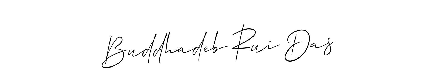 Similarly Allison_Script is the best handwritten signature design. Signature creator online .You can use it as an online autograph creator for name Buddhadeb Rui Das. Buddhadeb Rui Das signature style 2 images and pictures png