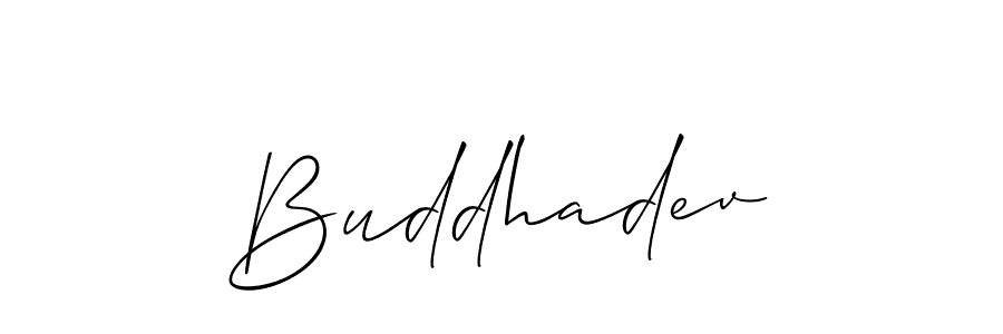 How to Draw Buddhadev signature style? Allison_Script is a latest design signature styles for name Buddhadev. Buddhadev signature style 2 images and pictures png