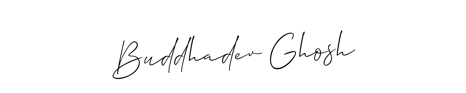 How to make Buddhadev Ghosh signature? Allison_Script is a professional autograph style. Create handwritten signature for Buddhadev Ghosh name. Buddhadev Ghosh signature style 2 images and pictures png