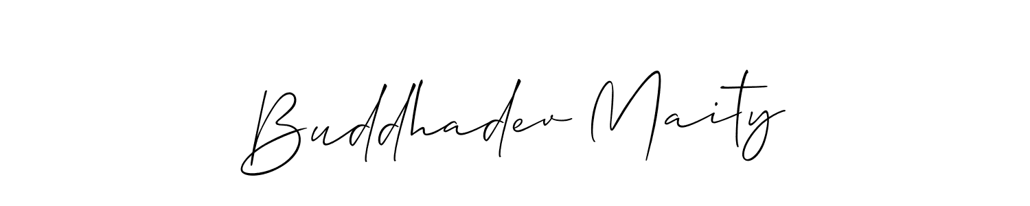 The best way (Allison_Script) to make a short signature is to pick only two or three words in your name. The name Buddhadev Maity include a total of six letters. For converting this name. Buddhadev Maity signature style 2 images and pictures png