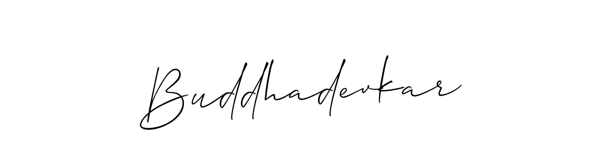 Use a signature maker to create a handwritten signature online. With this signature software, you can design (Allison_Script) your own signature for name Buddhadevkar. Buddhadevkar signature style 2 images and pictures png