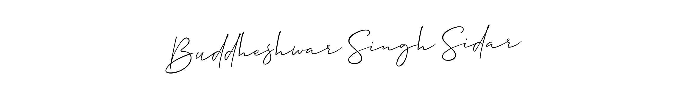It looks lik you need a new signature style for name Buddheshwar Singh Sidar. Design unique handwritten (Allison_Script) signature with our free signature maker in just a few clicks. Buddheshwar Singh Sidar signature style 2 images and pictures png