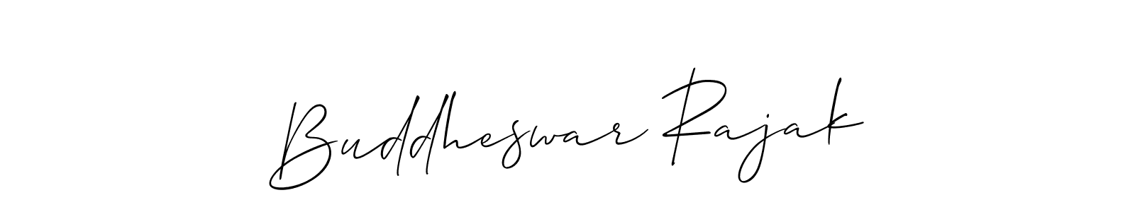 Design your own signature with our free online signature maker. With this signature software, you can create a handwritten (Allison_Script) signature for name Buddheswar Rajak. Buddheswar Rajak signature style 2 images and pictures png