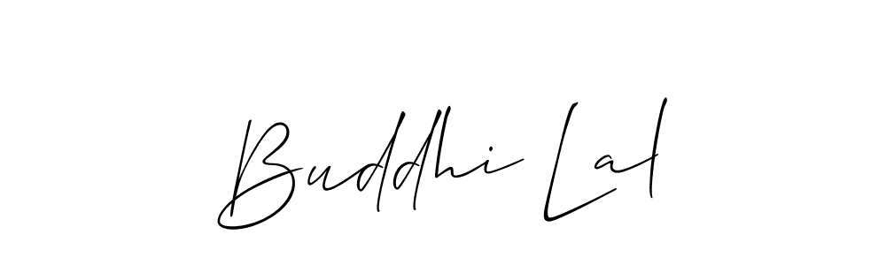 Design your own signature with our free online signature maker. With this signature software, you can create a handwritten (Allison_Script) signature for name Buddhi Lal. Buddhi Lal signature style 2 images and pictures png