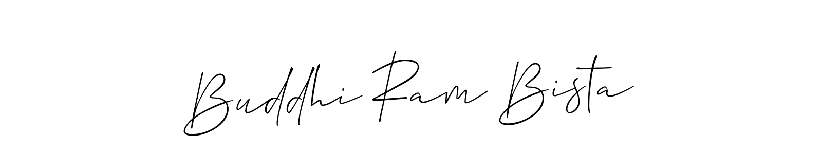 Make a beautiful signature design for name Buddhi Ram Bista. Use this online signature maker to create a handwritten signature for free. Buddhi Ram Bista signature style 2 images and pictures png