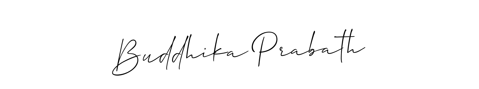 It looks lik you need a new signature style for name Buddhika Prabath. Design unique handwritten (Allison_Script) signature with our free signature maker in just a few clicks. Buddhika Prabath signature style 2 images and pictures png