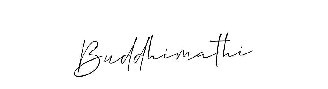 Create a beautiful signature design for name Buddhimathi. With this signature (Allison_Script) fonts, you can make a handwritten signature for free. Buddhimathi signature style 2 images and pictures png