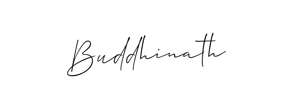 Make a beautiful signature design for name Buddhinath. With this signature (Allison_Script) style, you can create a handwritten signature for free. Buddhinath signature style 2 images and pictures png