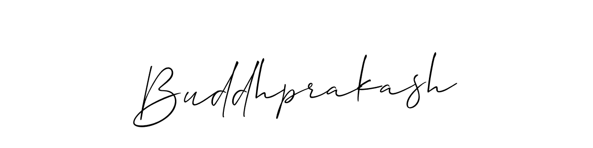 Create a beautiful signature design for name Buddhprakash. With this signature (Allison_Script) fonts, you can make a handwritten signature for free. Buddhprakash signature style 2 images and pictures png