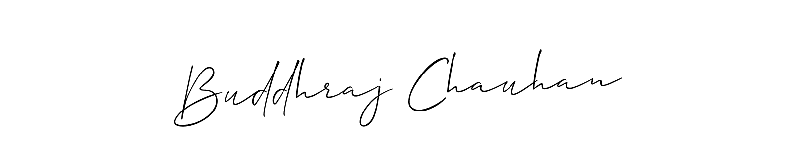 How to make Buddhraj Chauhan name signature. Use Allison_Script style for creating short signs online. This is the latest handwritten sign. Buddhraj Chauhan signature style 2 images and pictures png