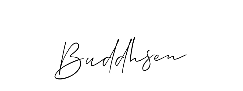 The best way (Allison_Script) to make a short signature is to pick only two or three words in your name. The name Buddhsen include a total of six letters. For converting this name. Buddhsen signature style 2 images and pictures png