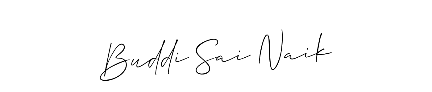 How to Draw Buddi Sai Naik signature style? Allison_Script is a latest design signature styles for name Buddi Sai Naik. Buddi Sai Naik signature style 2 images and pictures png