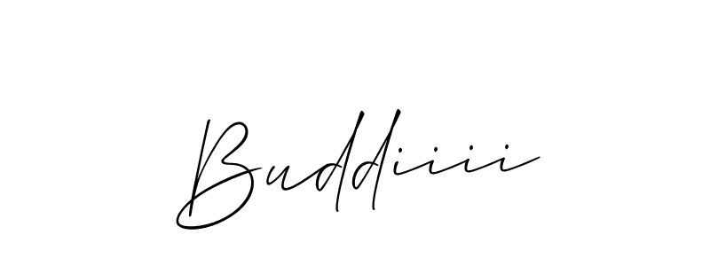 Buddiiii stylish signature style. Best Handwritten Sign (Allison_Script) for my name. Handwritten Signature Collection Ideas for my name Buddiiii. Buddiiii signature style 2 images and pictures png