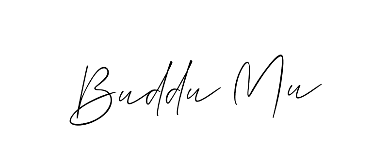 Once you've used our free online signature maker to create your best signature Allison_Script style, it's time to enjoy all of the benefits that Buddu Mu name signing documents. Buddu Mu signature style 2 images and pictures png