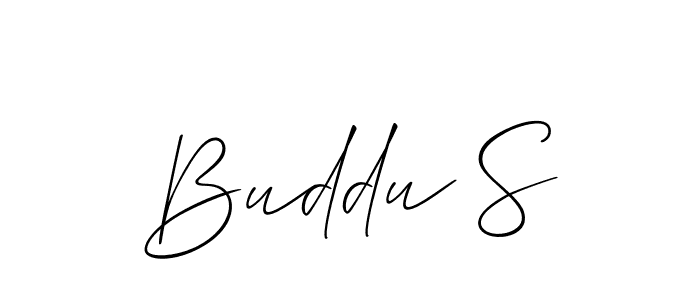 How to make Buddu S name signature. Use Allison_Script style for creating short signs online. This is the latest handwritten sign. Buddu S signature style 2 images and pictures png