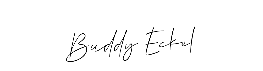 Check out images of Autograph of Buddy Eckel name. Actor Buddy Eckel Signature Style. Allison_Script is a professional sign style online. Buddy Eckel signature style 2 images and pictures png