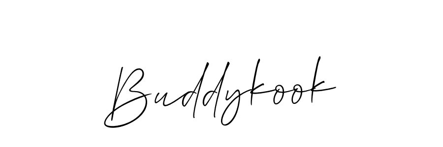 Buddykook stylish signature style. Best Handwritten Sign (Allison_Script) for my name. Handwritten Signature Collection Ideas for my name Buddykook. Buddykook signature style 2 images and pictures png