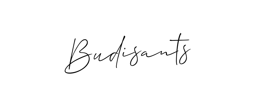 Make a short Budisants signature style. Manage your documents anywhere anytime using Allison_Script. Create and add eSignatures, submit forms, share and send files easily. Budisants signature style 2 images and pictures png