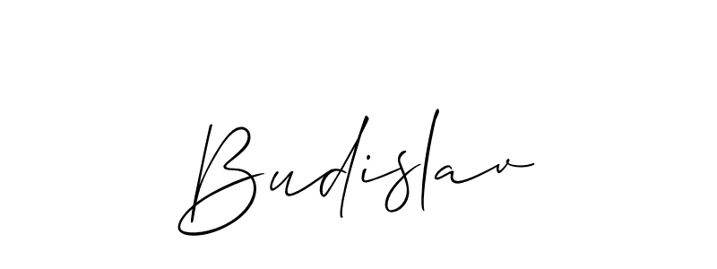 Make a beautiful signature design for name Budislav. Use this online signature maker to create a handwritten signature for free. Budislav signature style 2 images and pictures png