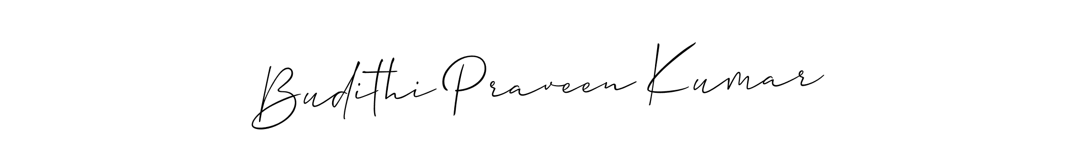 Once you've used our free online signature maker to create your best signature Allison_Script style, it's time to enjoy all of the benefits that Budithi Praveen Kumar name signing documents. Budithi Praveen Kumar signature style 2 images and pictures png