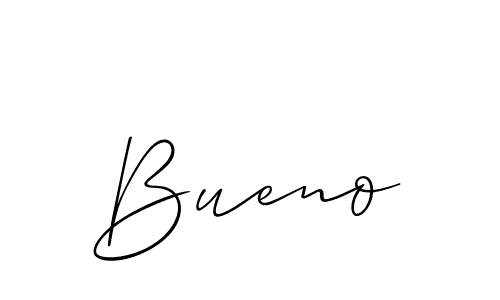 Best and Professional Signature Style for Bueno. Allison_Script Best Signature Style Collection. Bueno signature style 2 images and pictures png