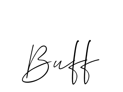This is the best signature style for the Buff name. Also you like these signature font (Allison_Script). Mix name signature. Buff signature style 2 images and pictures png