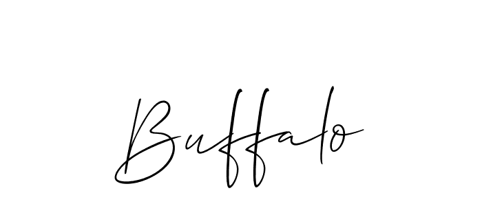 Best and Professional Signature Style for Buffalo. Allison_Script Best Signature Style Collection. Buffalo signature style 2 images and pictures png