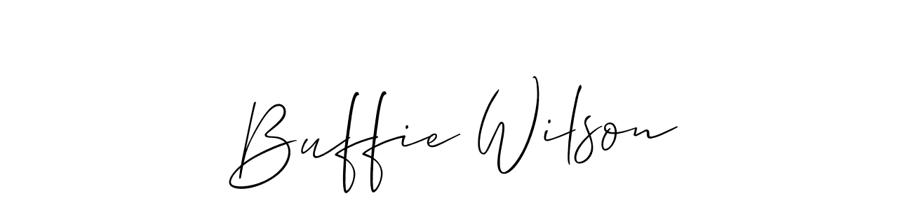 if you are searching for the best signature style for your name Buffie Wilson. so please give up your signature search. here we have designed multiple signature styles  using Allison_Script. Buffie Wilson signature style 2 images and pictures png