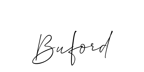 Make a beautiful signature design for name Buford. With this signature (Allison_Script) style, you can create a handwritten signature for free. Buford signature style 2 images and pictures png