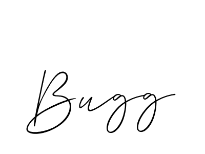 if you are searching for the best signature style for your name Bugg. so please give up your signature search. here we have designed multiple signature styles  using Allison_Script. Bugg signature style 2 images and pictures png