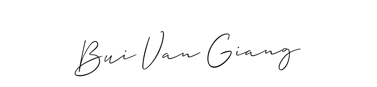 Make a short Bui Van Giang signature style. Manage your documents anywhere anytime using Allison_Script. Create and add eSignatures, submit forms, share and send files easily. Bui Van Giang signature style 2 images and pictures png