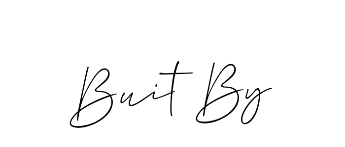 Best and Professional Signature Style for Buit By. Allison_Script Best Signature Style Collection. Buit By signature style 2 images and pictures png