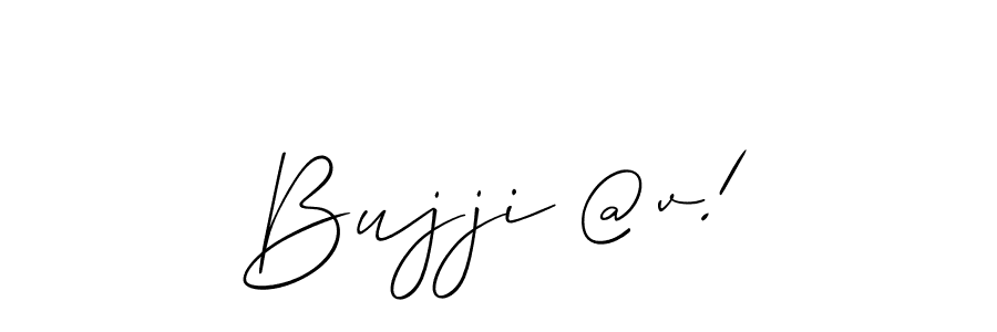 Also You can easily find your signature by using the search form. We will create Bujji @v! name handwritten signature images for you free of cost using Allison_Script sign style. Bujji @v! signature style 2 images and pictures png