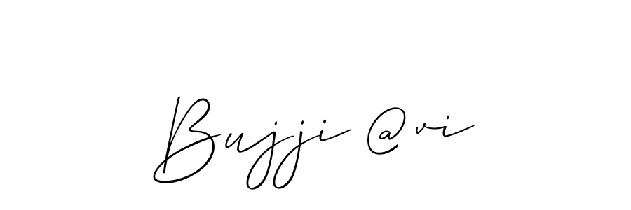 You can use this online signature creator to create a handwritten signature for the name Bujji @vi. This is the best online autograph maker. Bujji @vi signature style 2 images and pictures png