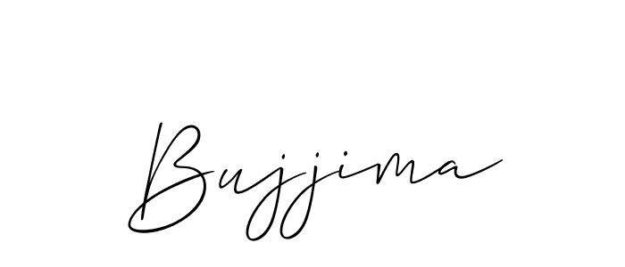 The best way (Allison_Script) to make a short signature is to pick only two or three words in your name. The name Bujjima include a total of six letters. For converting this name. Bujjima signature style 2 images and pictures png