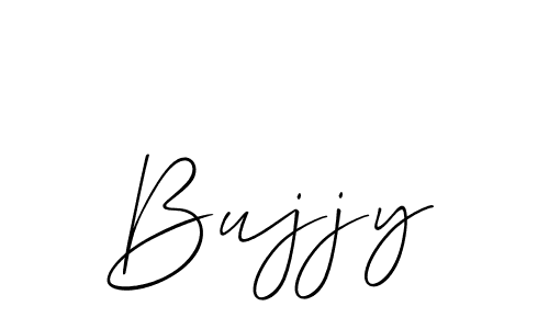 How to Draw Bujjy signature style? Allison_Script is a latest design signature styles for name Bujjy. Bujjy signature style 2 images and pictures png