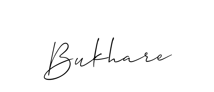 Also we have Bukhare name is the best signature style. Create professional handwritten signature collection using Allison_Script autograph style. Bukhare signature style 2 images and pictures png