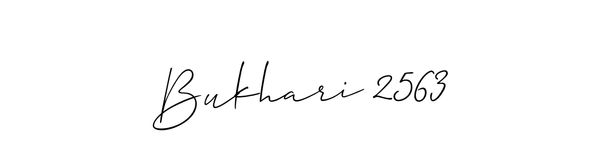 Make a beautiful signature design for name Bukhari 2563. Use this online signature maker to create a handwritten signature for free. Bukhari 2563 signature style 2 images and pictures png