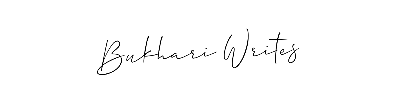 Once you've used our free online signature maker to create your best signature Allison_Script style, it's time to enjoy all of the benefits that Bukhari Writes name signing documents. Bukhari Writes signature style 2 images and pictures png