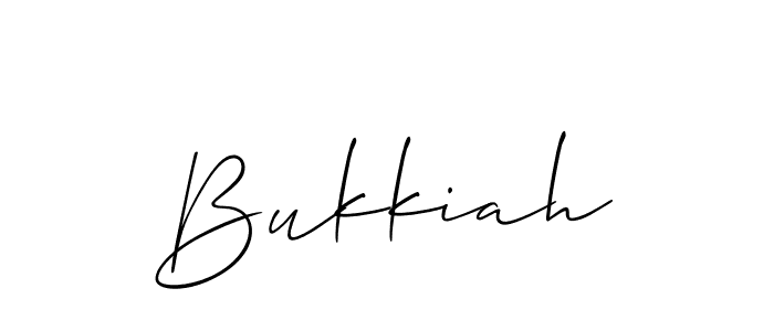 It looks lik you need a new signature style for name Bukkiah. Design unique handwritten (Allison_Script) signature with our free signature maker in just a few clicks. Bukkiah signature style 2 images and pictures png