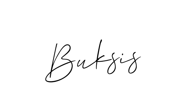 Buksis stylish signature style. Best Handwritten Sign (Allison_Script) for my name. Handwritten Signature Collection Ideas for my name Buksis. Buksis signature style 2 images and pictures png