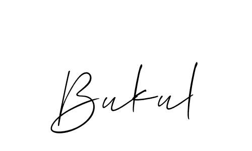 The best way (Allison_Script) to make a short signature is to pick only two or three words in your name. The name Bukul include a total of six letters. For converting this name. Bukul signature style 2 images and pictures png