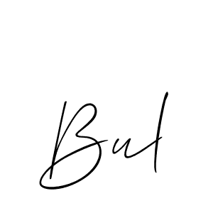 Also we have Bul name is the best signature style. Create professional handwritten signature collection using Allison_Script autograph style. Bul signature style 2 images and pictures png