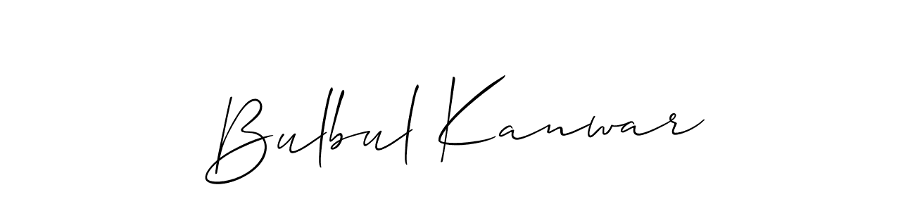 Make a beautiful signature design for name Bulbul Kanwar. Use this online signature maker to create a handwritten signature for free. Bulbul Kanwar signature style 2 images and pictures png