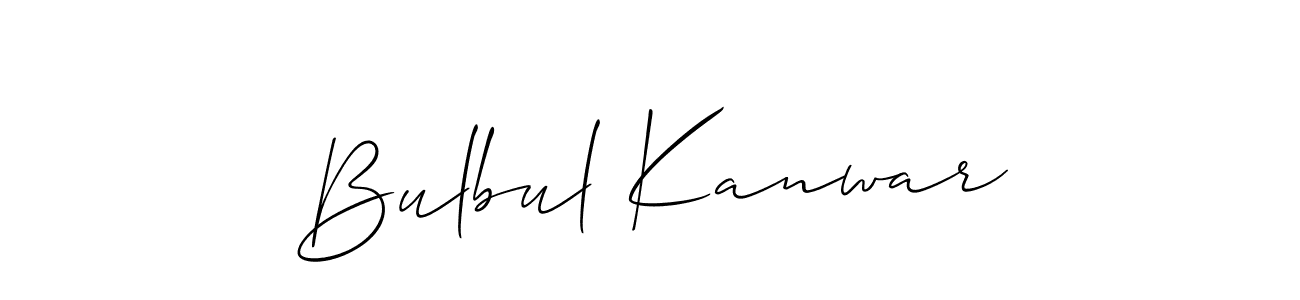 Make a beautiful signature design for name Bulbul Kanwar. Use this online signature maker to create a handwritten signature for free. Bulbul Kanwar signature style 2 images and pictures png