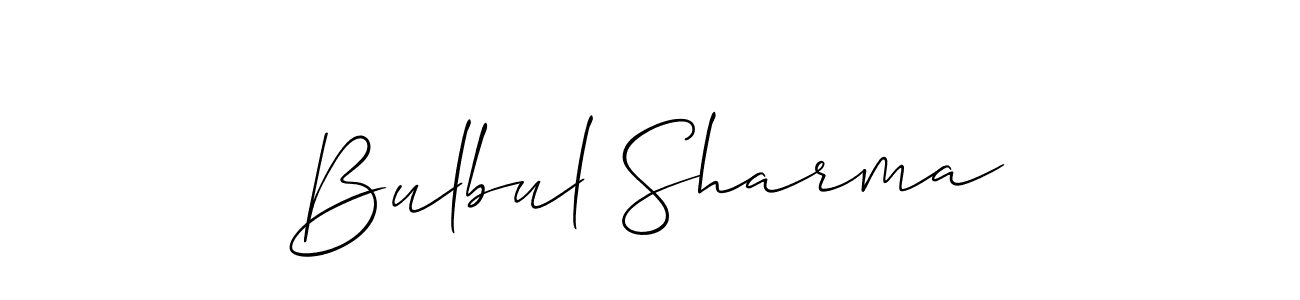 You can use this online signature creator to create a handwritten signature for the name Bulbul Sharma. This is the best online autograph maker. Bulbul Sharma signature style 2 images and pictures png