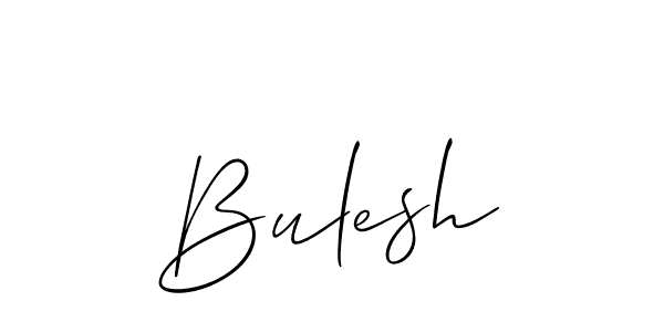 It looks lik you need a new signature style for name Bulesh. Design unique handwritten (Allison_Script) signature with our free signature maker in just a few clicks. Bulesh signature style 2 images and pictures png