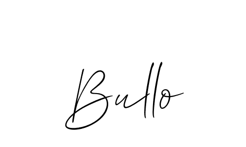 Make a beautiful signature design for name Bullo. Use this online signature maker to create a handwritten signature for free. Bullo signature style 2 images and pictures png