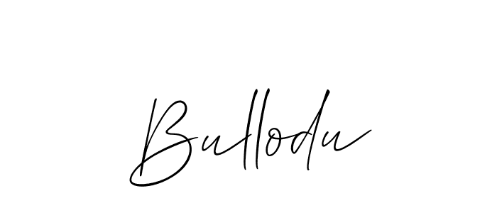 Also we have Bullodu name is the best signature style. Create professional handwritten signature collection using Allison_Script autograph style. Bullodu signature style 2 images and pictures png