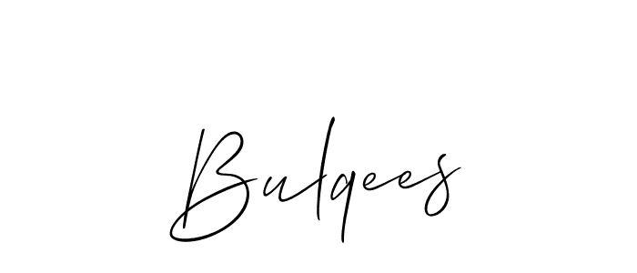 How to Draw Bulqees signature style? Allison_Script is a latest design signature styles for name Bulqees. Bulqees signature style 2 images and pictures png